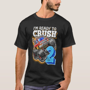 Camiseta Estou pronto para esmagar o segundo aniversário B 