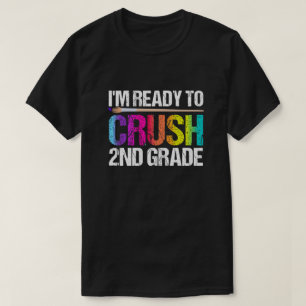 Camiseta Estou pronto para esmagar o segundo de volta ao Sc