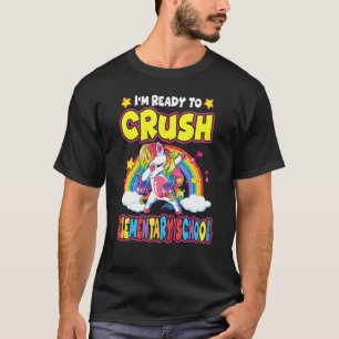 Camiseta Estou pronto para esmagar o Unicórnio da escola pr
