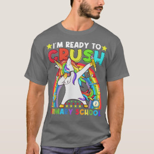 Camiseta Estou pronto para esmagar o Unicórnio primário de