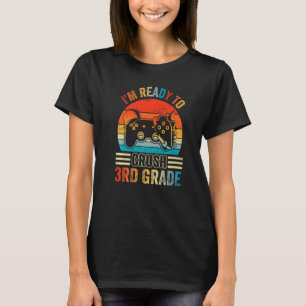 Camiseta Estou pronto para esmagar o videogame 3º ano de vo