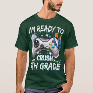 Camiseta Estou pronto para esmagar o videogame 5 para o Sc