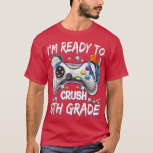 Camiseta Estou pronto para esmagar o videogame 6 para o Sc
