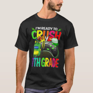 Camiseta Estou pronto para esmagar o videogame 7 para o Sc