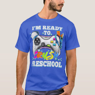 Camiseta Estou pronto para esmagar o videogame da pré-escol