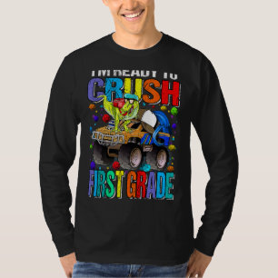 Camiseta Estou pronto para esmagar os Dinos do Monstro da P