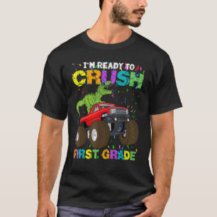 Camiseta Estou pronto para esmagar os Dinos do Monstro da P
