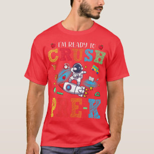 Camiseta Estou pronto para esmagar os rapazes do pré-K.