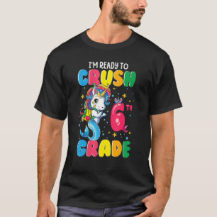 Camiseta Estou pronto para esmagar peixe do 6 Grau Unicórni
