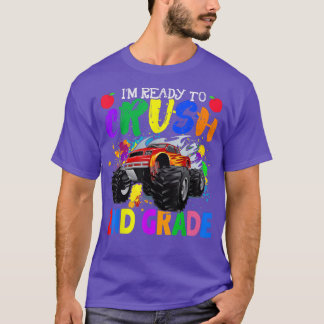 Camiseta Estou pronto para esmagar segundo de volta para o