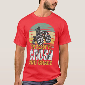 Camiseta Estou pronto para esmagar segundo de volta para o