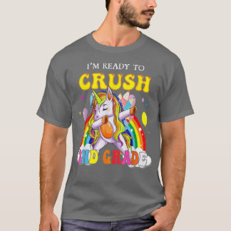 Camiseta Estou pronto para esmagar segundo Grau Dab Unicorn
