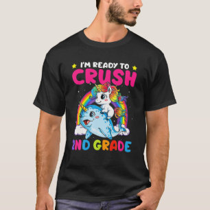 Camiseta Estou pronto para esmagar Segundo Grau Narwhal Uni