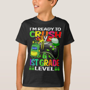 Camiseta Estou pronto para esmagar um jogador de nível de 
