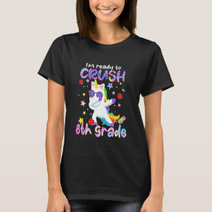 Camiseta Estou Pronto Para Esmagar Unicórnio Dabbing da 8ª