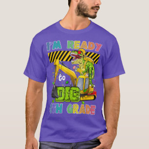 Camiseta Estou pronto para fazer 6 de volta ao Dinossauro d