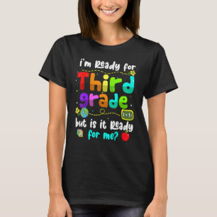 Camiseta Estou Pronto Para o 3º Ano Crianças Legais de Volt