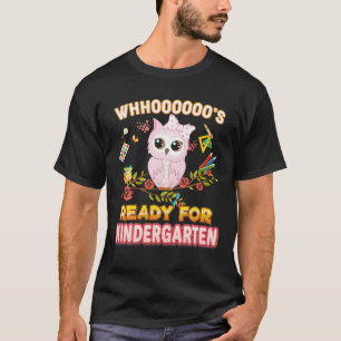 Camiseta Estou pronto para o garoto do jardim de infância.