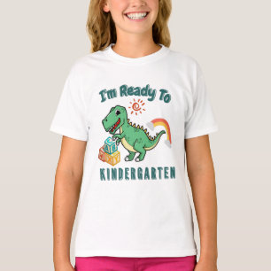 Camiseta estou pronto para o jardim de infância