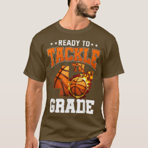 Camiseta Estou pronto para tratar do basquete do 4º ano de