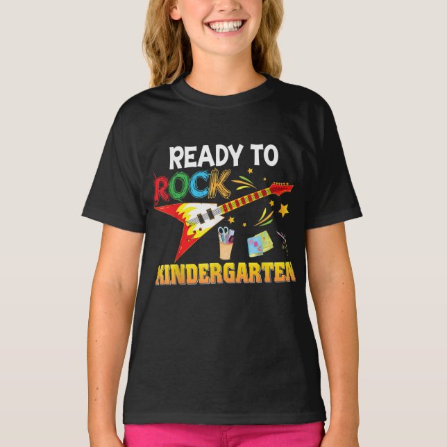 Camiseta Estou pronto para voltar ao jardim de infância. (Frente)