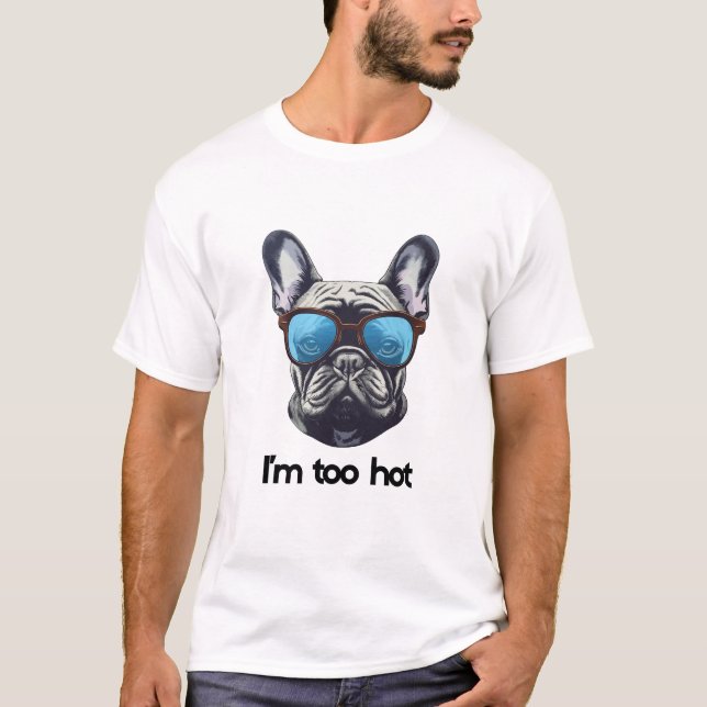 Camiseta estou quente demais (Frente)