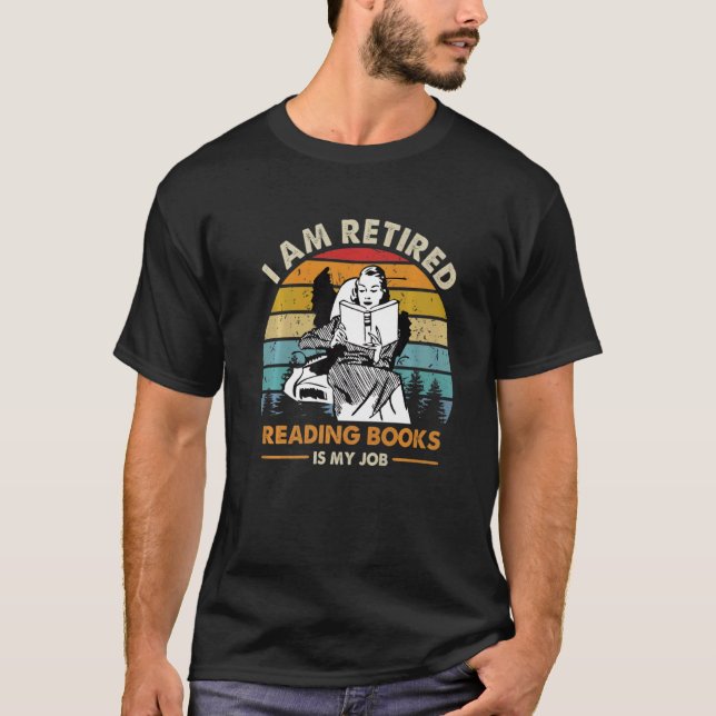 Camiseta Estou Recansado De Ler Livros É Meu Livro De Traba (Frente)