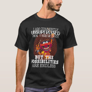 Camiseta Estou Sem Supervisão, Sei Que Isso Me Preocupa.