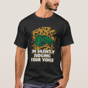 Camiseta Estou Silenciando Seu Humor De Treinador Vocal