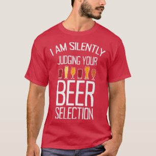 Camiseta Estou Silenciando Sua Seleção De Cerveja 