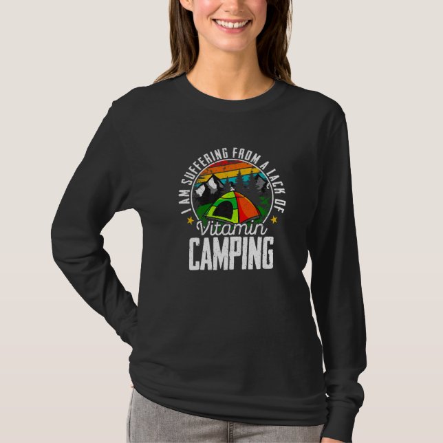 Camiseta Estou Sofrendo De Uma Falta De Campo De Vitamina (Frente)