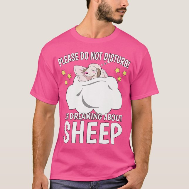 Camiseta Estou Sonhando Com Dormir Naps Pj Sheep (Frente)