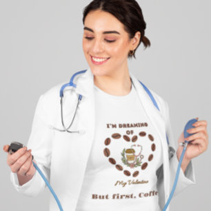 Camiseta Estou sonhando com minha mensagem de Namorados T-S