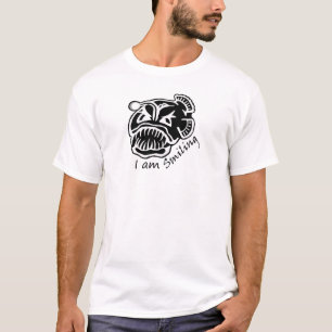 Camiseta Estou sorrindo Anglerfish