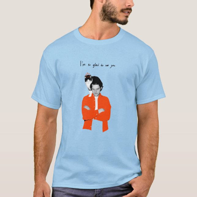 Camiseta Estou tão feliz em te ver (não)"24 T-Shirt (Frente)