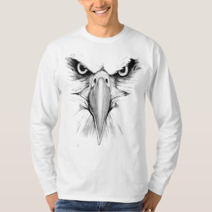 Camiseta Estou te observando na cara da águia