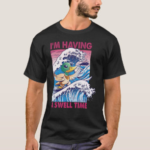 Camiseta Estou tendo um Surf 2 de surfe em tempo inchado