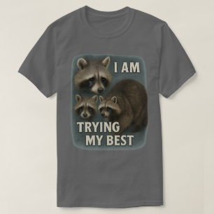 Camiseta Estou tentando ao máximo arte com palavras de guax