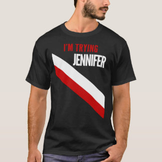 Camiseta Estou Tentando Jennifer Essential