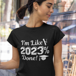 Camiseta Estou tipo 2023 por cento concluído