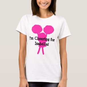 Camiseta Estou Torcendo por (Adicionar Nome) Personalizado
