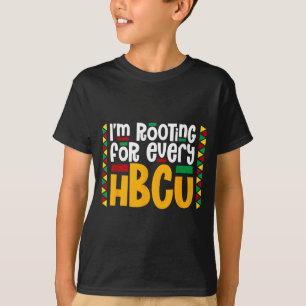 Camiseta Estou Torcendo Por Todo Hbcu Faculdade Histórica N