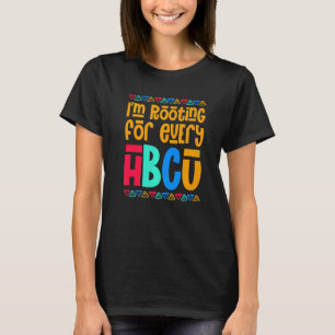 Camiseta Estou Torcendo Por Todo Orgulho Africano HBCU Pret