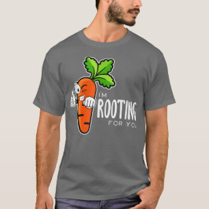 Camiseta Estou torcendo por você vermelhos vegetais