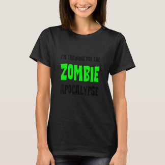 Camiseta Estou treinando para o Apocalipse Zombie