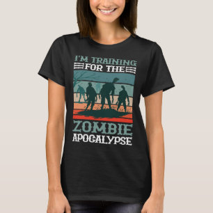 Camiseta Estou Treinando para o Apocalipse Zombie