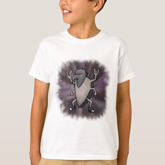 Camiseta Estou usando um desenho de metal pesado? (Frente)