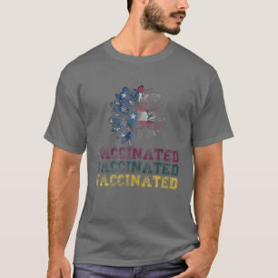 Camiseta Estou Vacinado 4 de julho, enfermeiro médico farma
