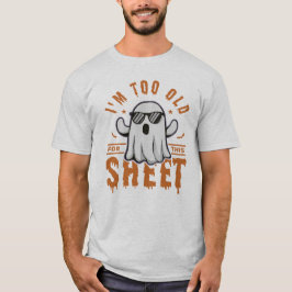 Camiseta Estou Velho Demais Para Essa Folha Fantasma Assust