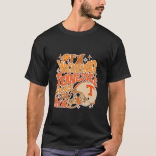 Camiseta Estou Vestindo Tennessee Orange para ele, um futeb